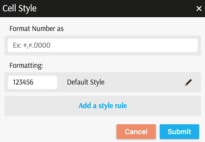 Formatting