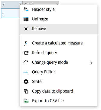 Remove Column