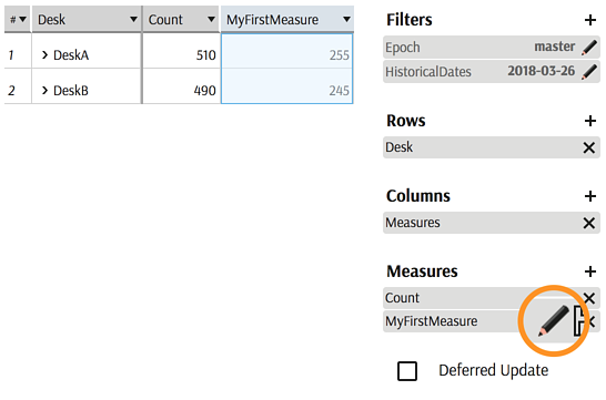 Edit Calculated Measure