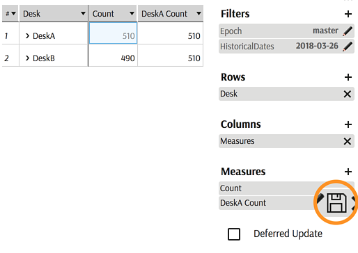 Save Calculated Measure