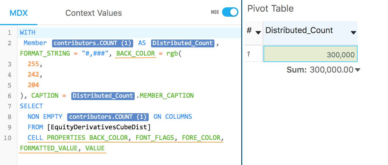 Formatting