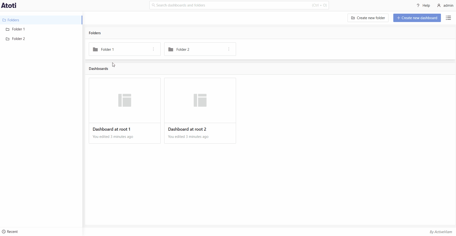 import to a folder