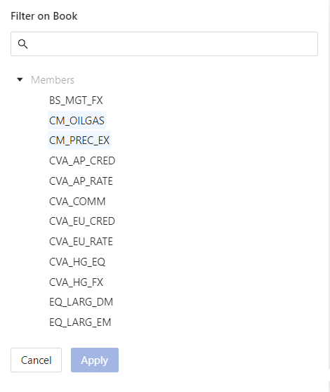 Member Selector Popover